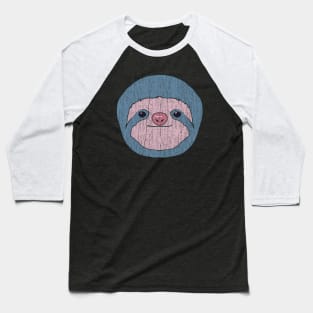 Sloth Face Baseball T-Shirt